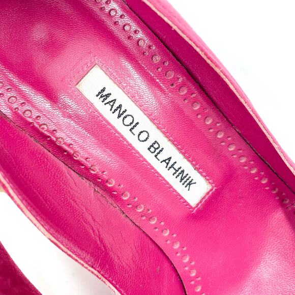 Manolo Blahnik Pink Heels - Picture 5 of 10